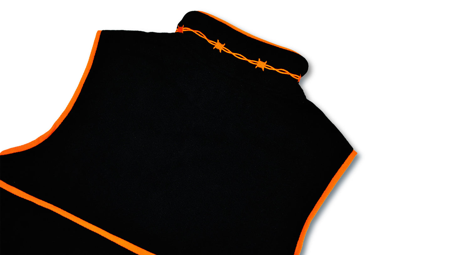 Barbed Wire Fleece Vest